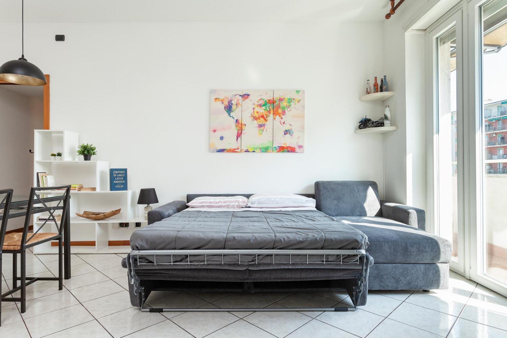 Stazione - Ariel - Luminoso Con Terrazzo Fino A 6 Posti Letto Apartment Mailand
